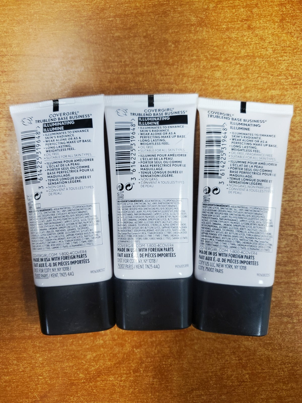 3-Pack Illuminating Face Primer - Oil-Free, Long-Lasting, Suitable for All Skin Types
