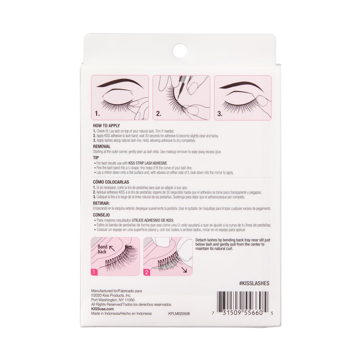 False Eyelashes 12mm Clusters - Reusable Wispy Lash Set, 5 Pairs