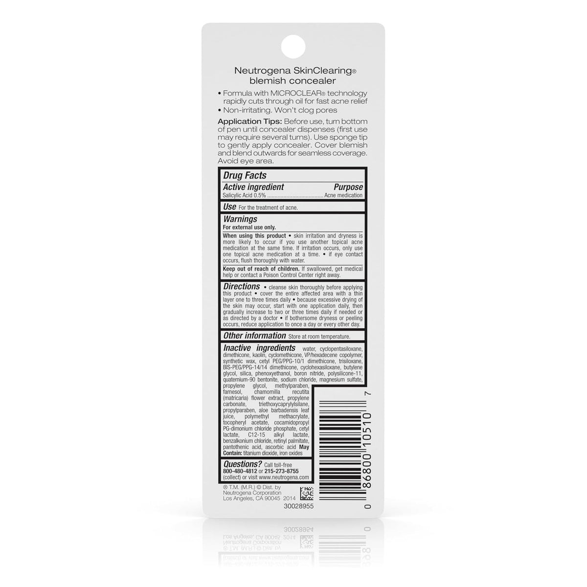 Acne-Fighting Concealer with Salicylic Acid - Natural Cover-Up for Blemishes