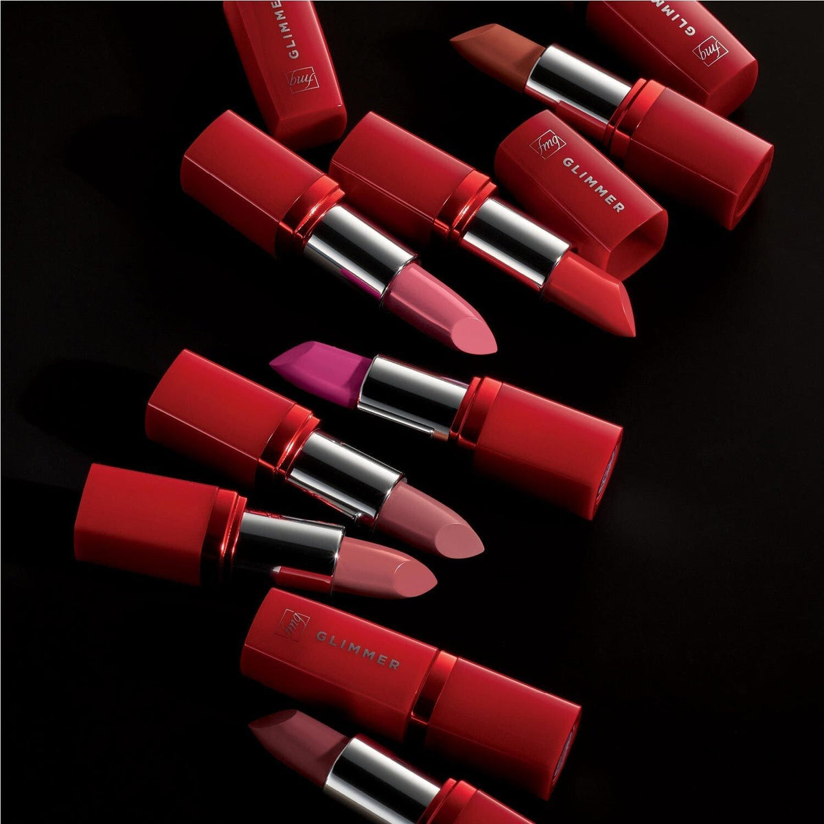 Glimmer Satin Lipstick - Stellar Shade, Full Size 0.1 Oz, Smooth & Creamy