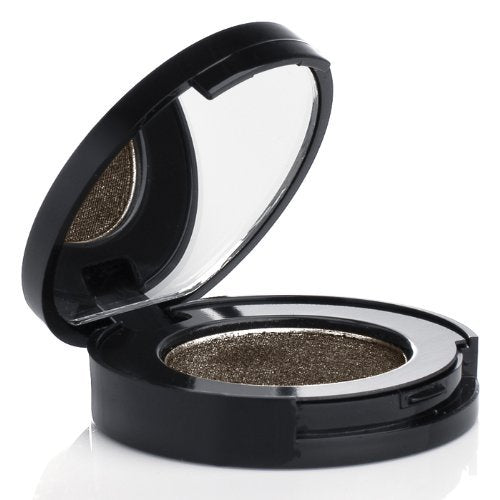 Organic Gold Green Eye Shadow - Shimmering Natural Makeup for Sensitive Eyes