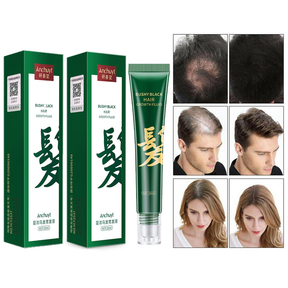 Hair Regrowth Fluid with Massage Roller - Anti Hair Loss