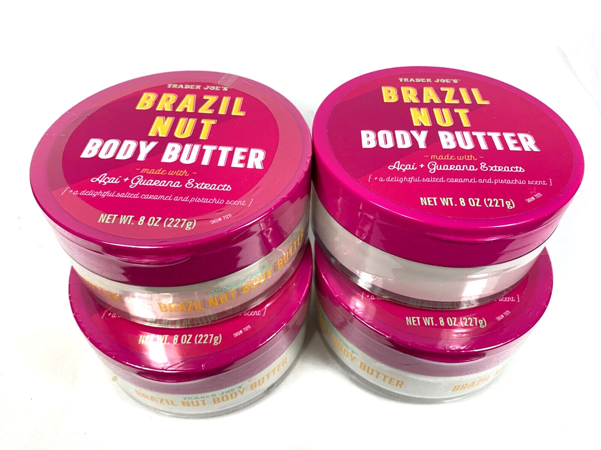 Trader Joe’s Brazil Nut Body Butter 8oz Moisturizing Cream NEW