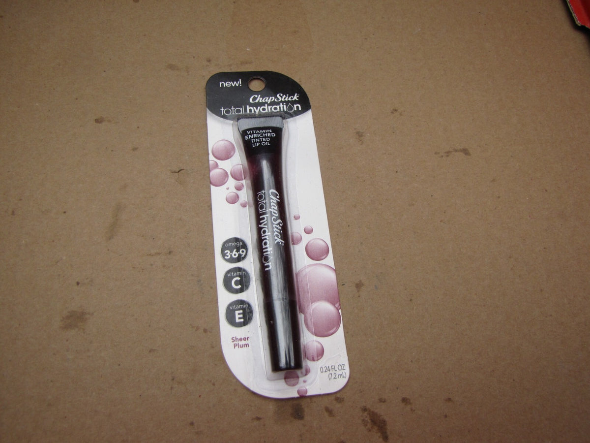 Lip Oil Tint - Sheer Plum Hydrating Lip Care with Vitamin