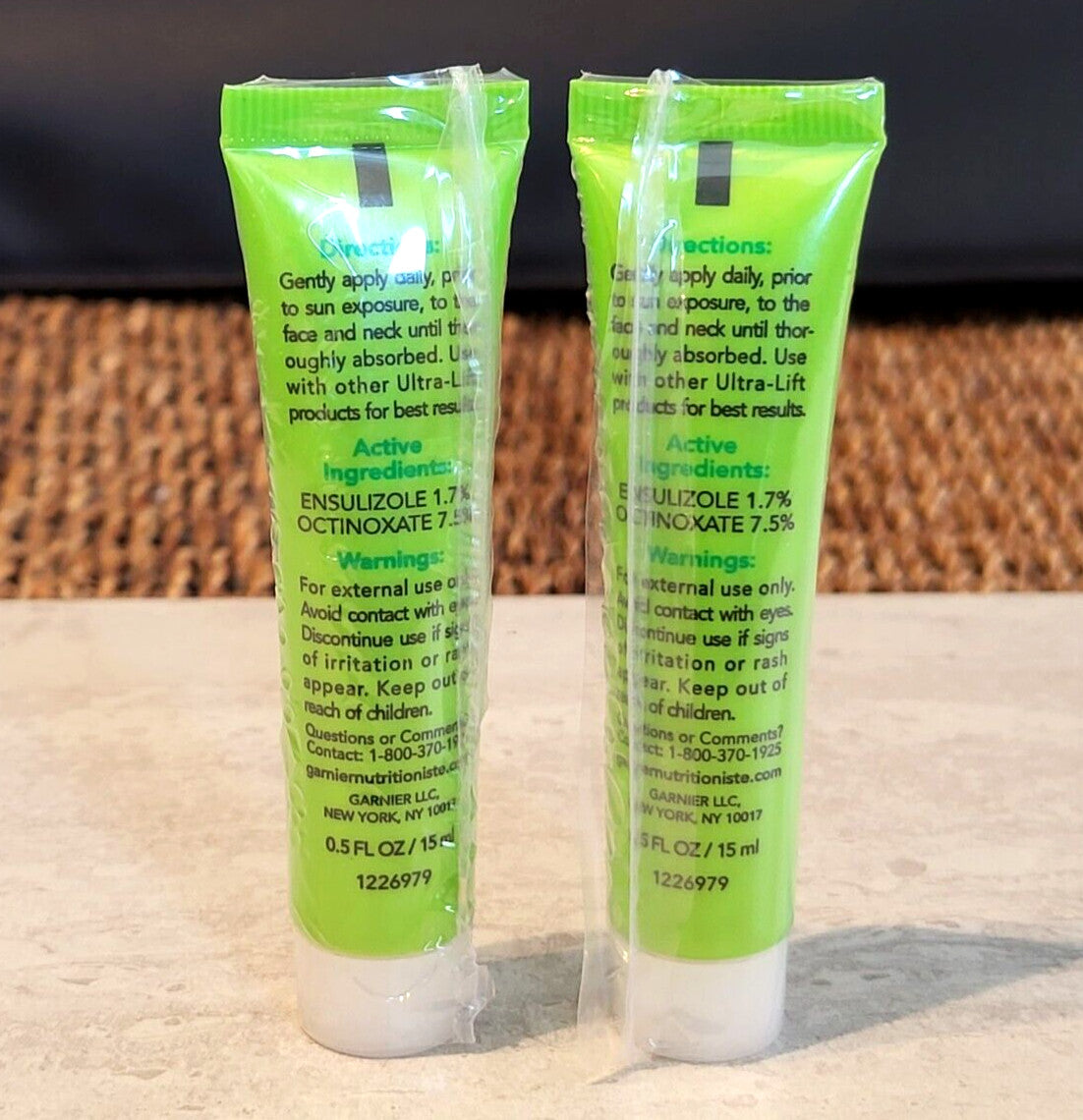 Travel Size Anti-Wrinkle Firming Moisturizer SPF15 - Set of 2 Tubes