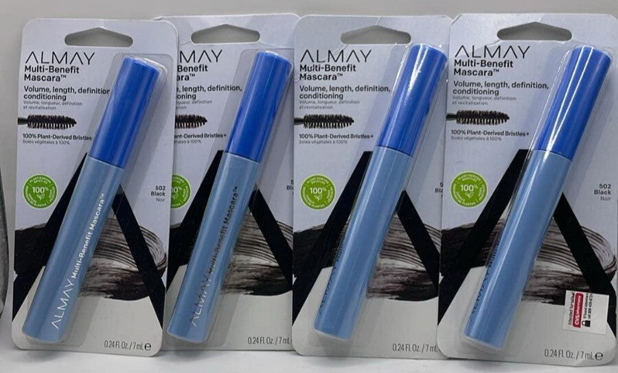 4-Pack Black Multi Benefit Mascara - 0.24 Fl Oz Each, Fast Shipping