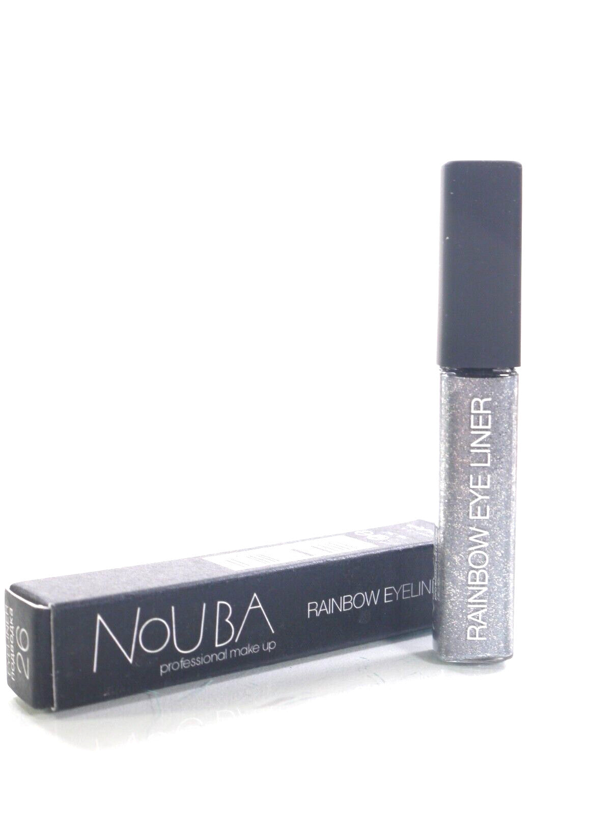 Rainbow Silver Eyeliner - Shiny Silver, Long-Lasting, Unsealed
