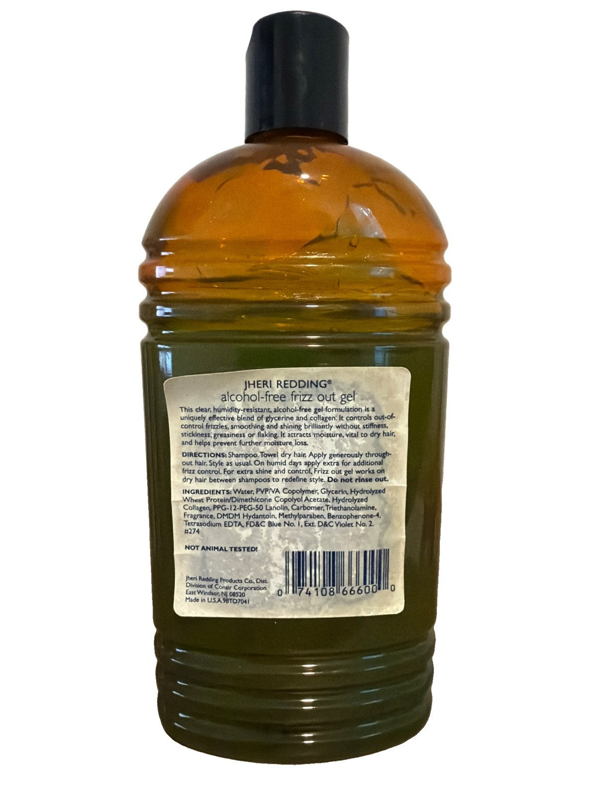 Vintage Jheri Redding Frizz Out Gel - Super Hold Hair Styling Product
