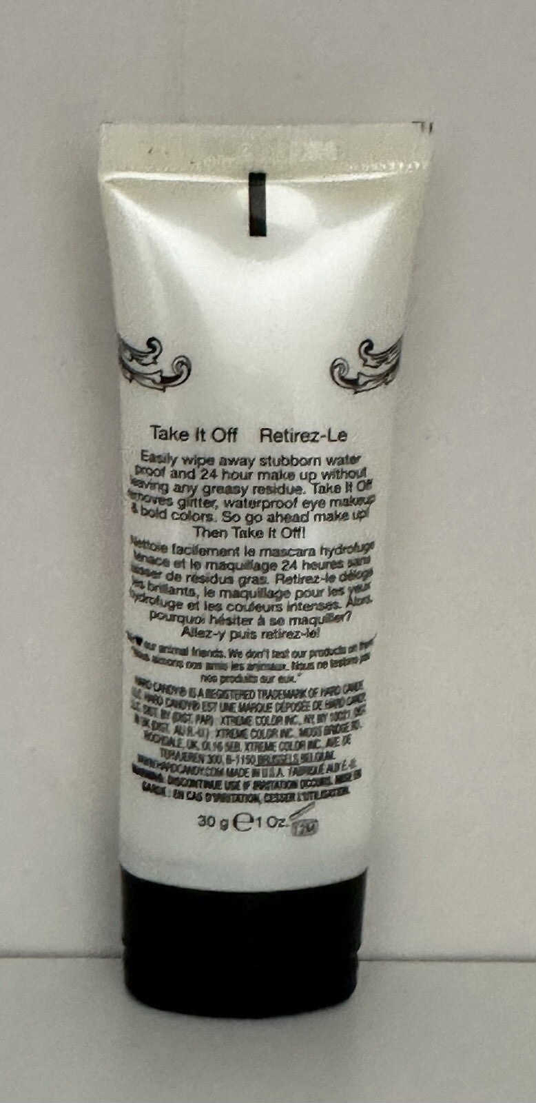 Hard Candy Take It Off Makeup Remover Erases Glitter Waterproof 1 oz