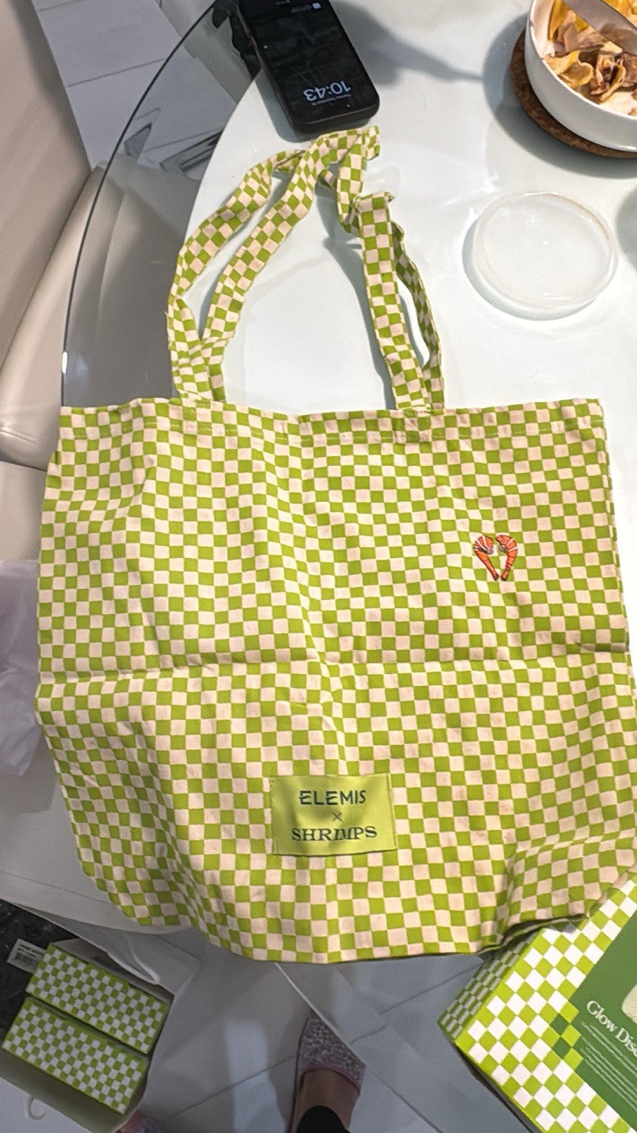 Elemis x Shrimps Glow Discovery Kit with Travel Size Skincare & Tote