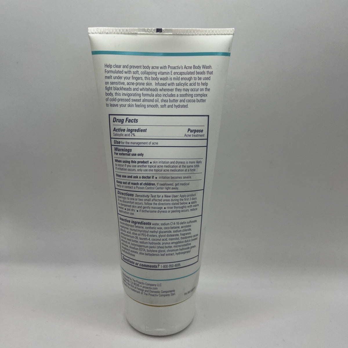 Proactiv Acne Body Wash with Exfoliating Beads - Blackheads Relief, 9 oz