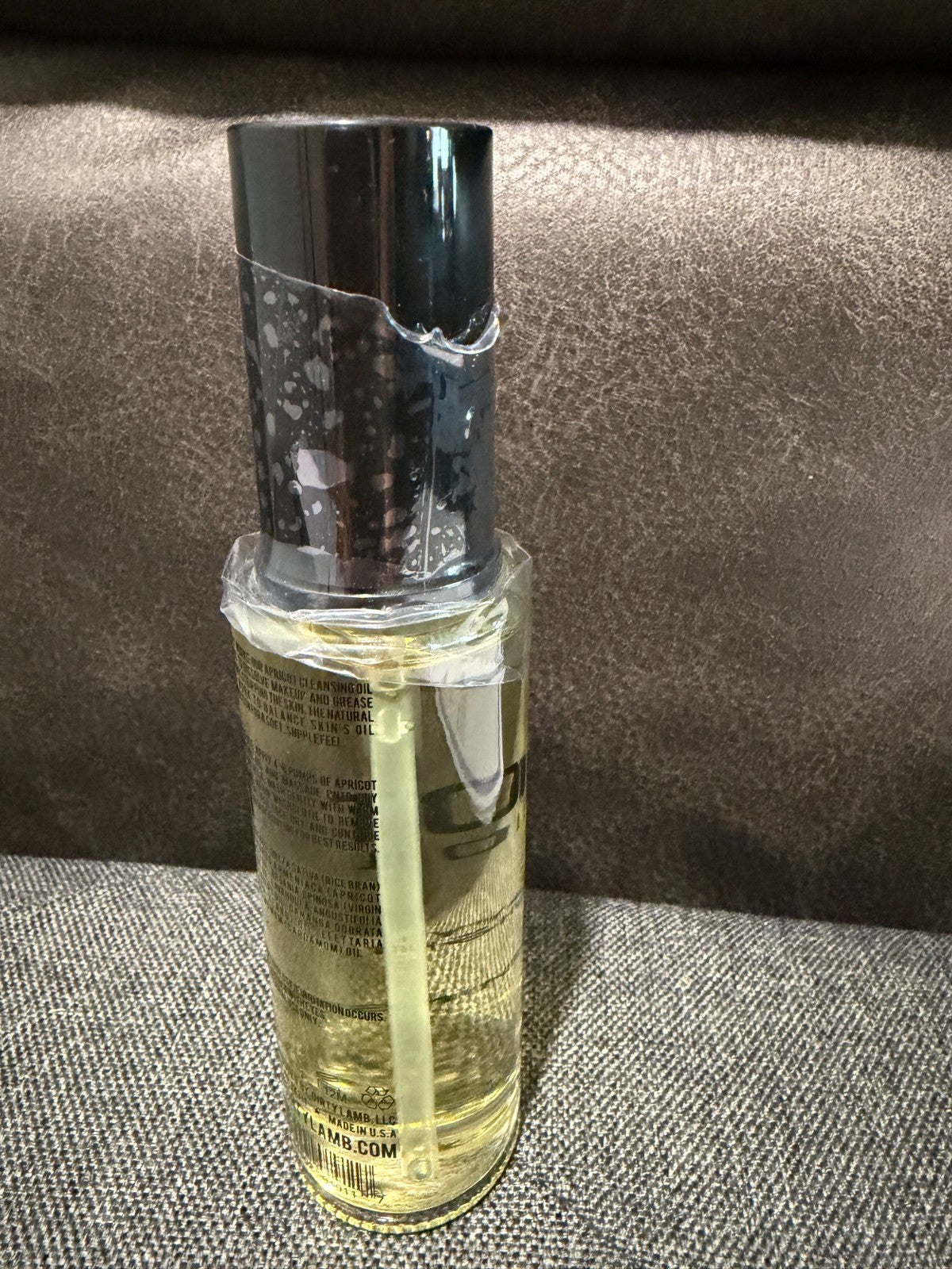Vegan Apricot Cleansing Oil - 2 fl oz Makeup Remover & Facial Cleanser