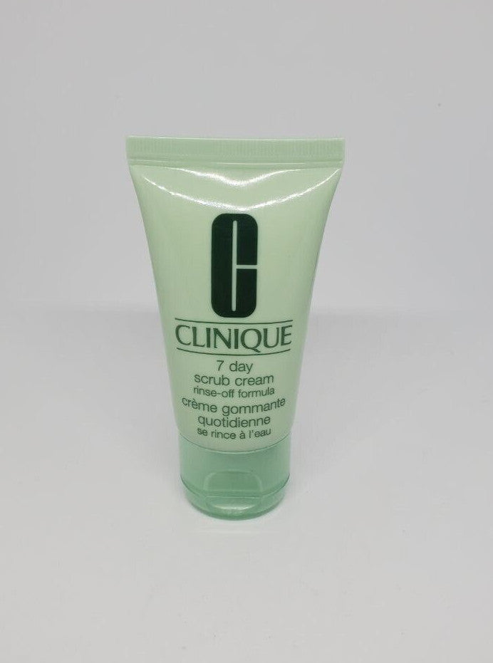 Clinique 7 Day Scrub Cream Rinse Off Facial Exfoliant 1 oz / 30 ml New