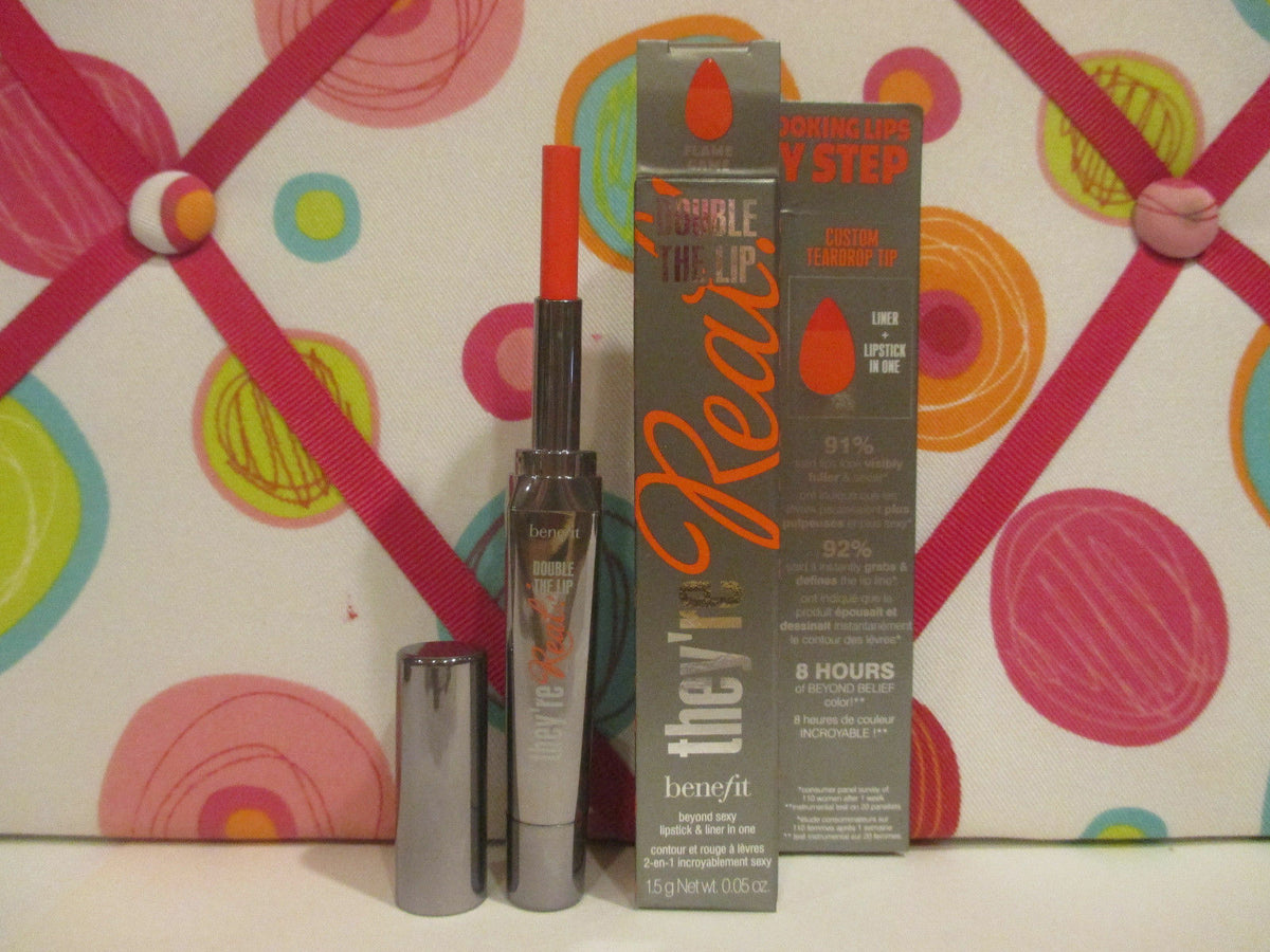 Benefit They're Real Double The Lip Lip Balm Set - Flame Game 0.05 Oz