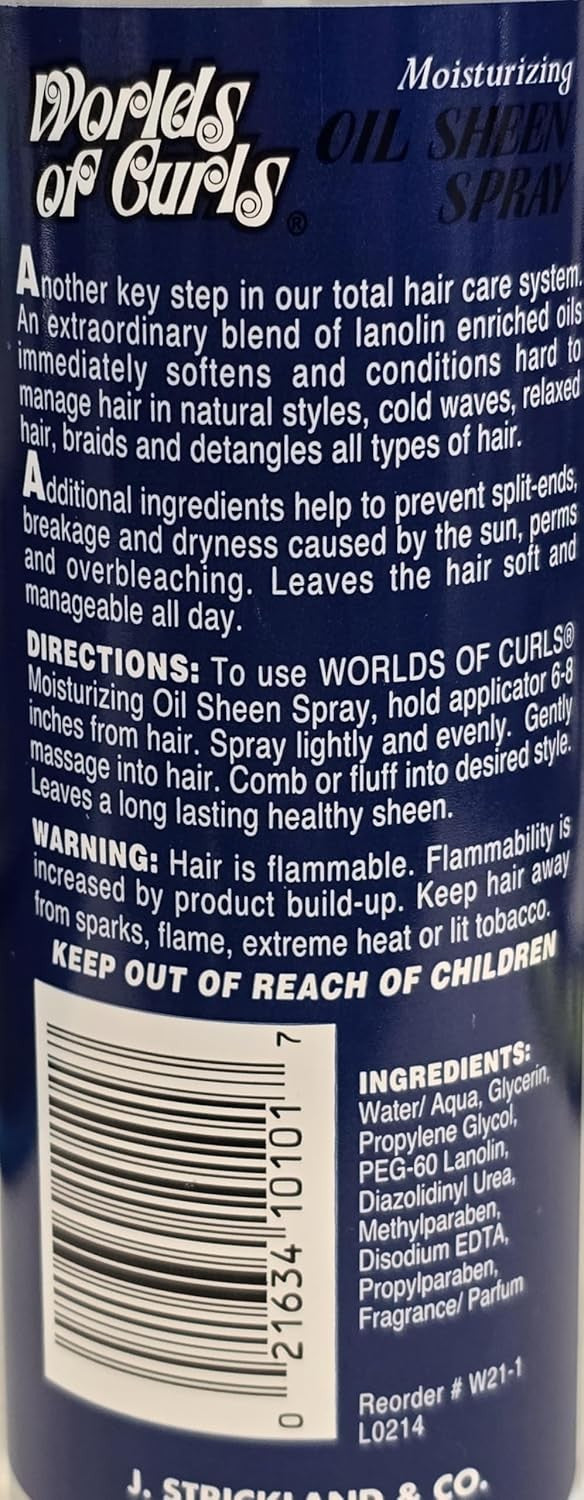 Moisturizing Sheen Spray & Detangling Conditioner - 8 oz for Hair Shine & Softness