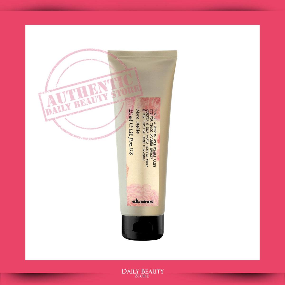 Medium Hold Pliable Hair Paste - Natural Finish, 125ml 4.23oz