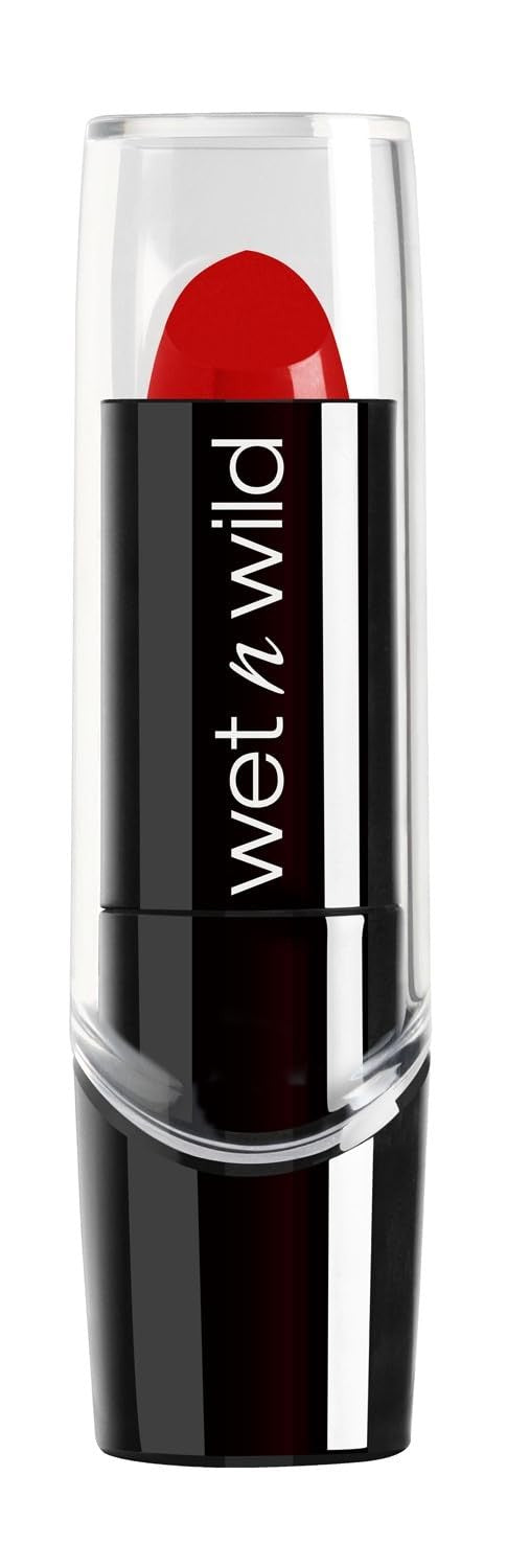 Lipstick Set - Wet n Wild Silk Finish Lipstick 4 Pack, Hot Red 540A