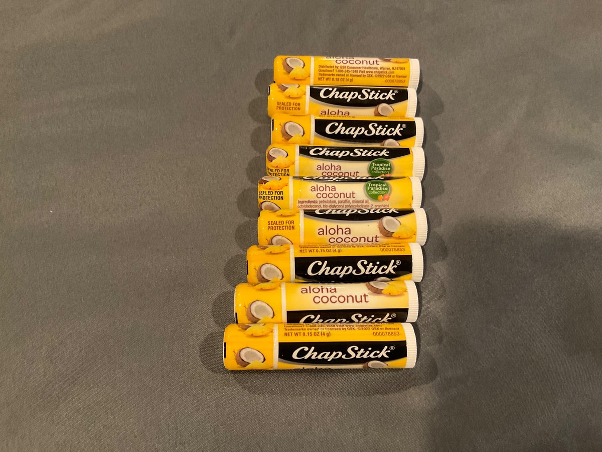 9 Pack Coconut Lip Balm Tubes - Hydrating Lip Moisturizer by ChapStick