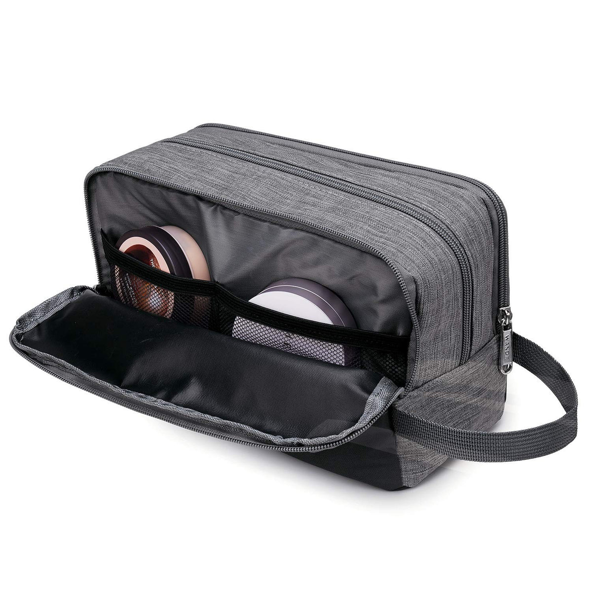 Water-Resistant Men’s Hanging Toiletry Bag with Multiple Compartments