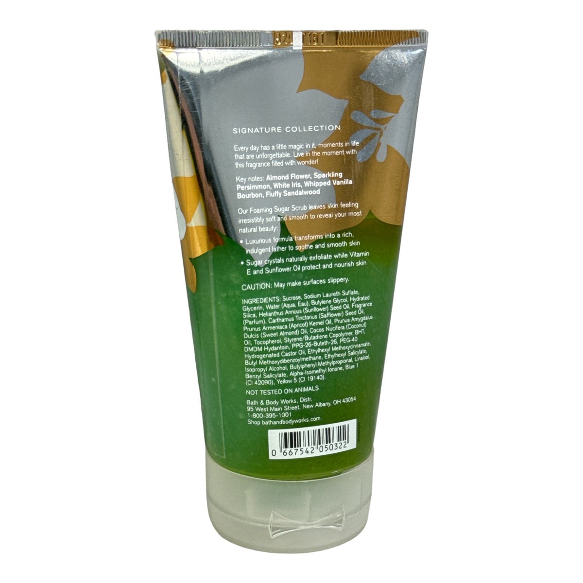 Foaming Sugar Scrub 8oz Bath & Body Works Moisturizing Exfoliator