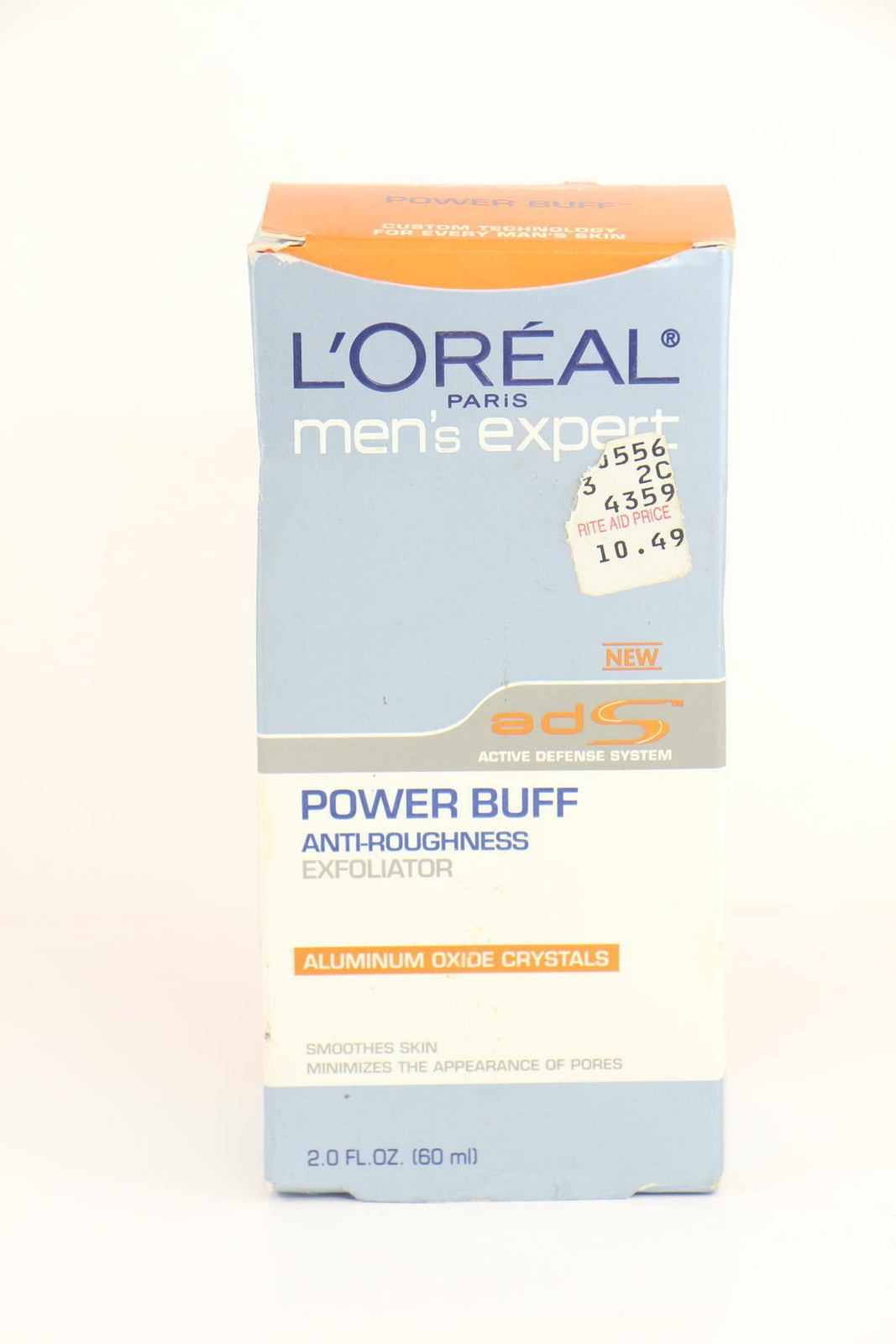 L'Oreal Mens Expert Power Buff Anti-Roughness Exfoliator 2 oz U21A