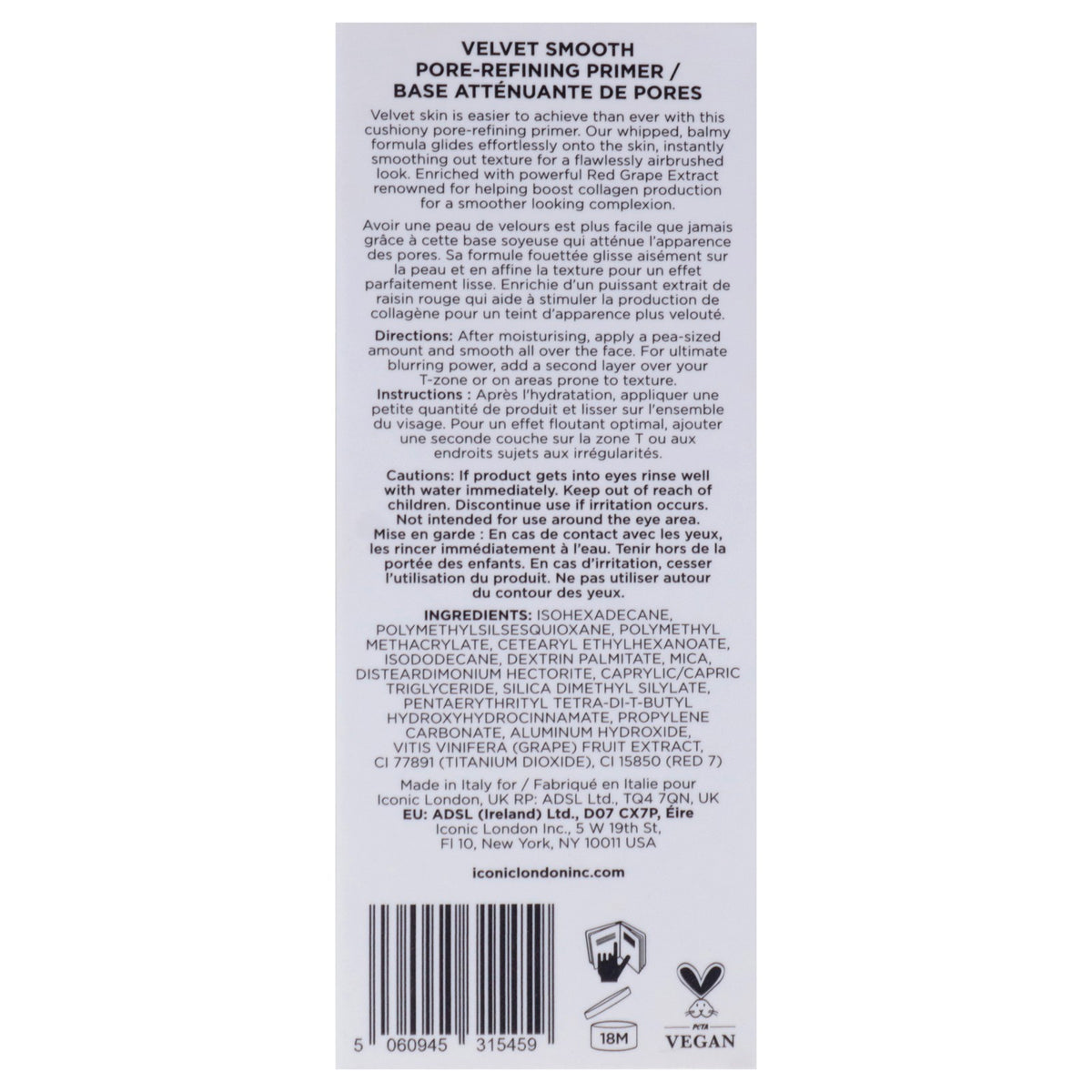 Velvet Smooth Pore-Refining Primer for Women - 1.01 oz, Blurs & Minimizes Pores
