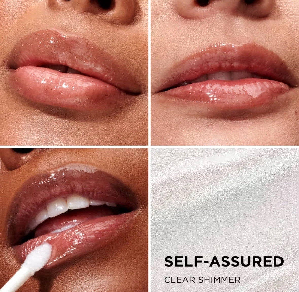 Lip Gloss Serum Self-Dressed Clear Shimmer 0.22 fl oz Hydrating & Non-Sticky