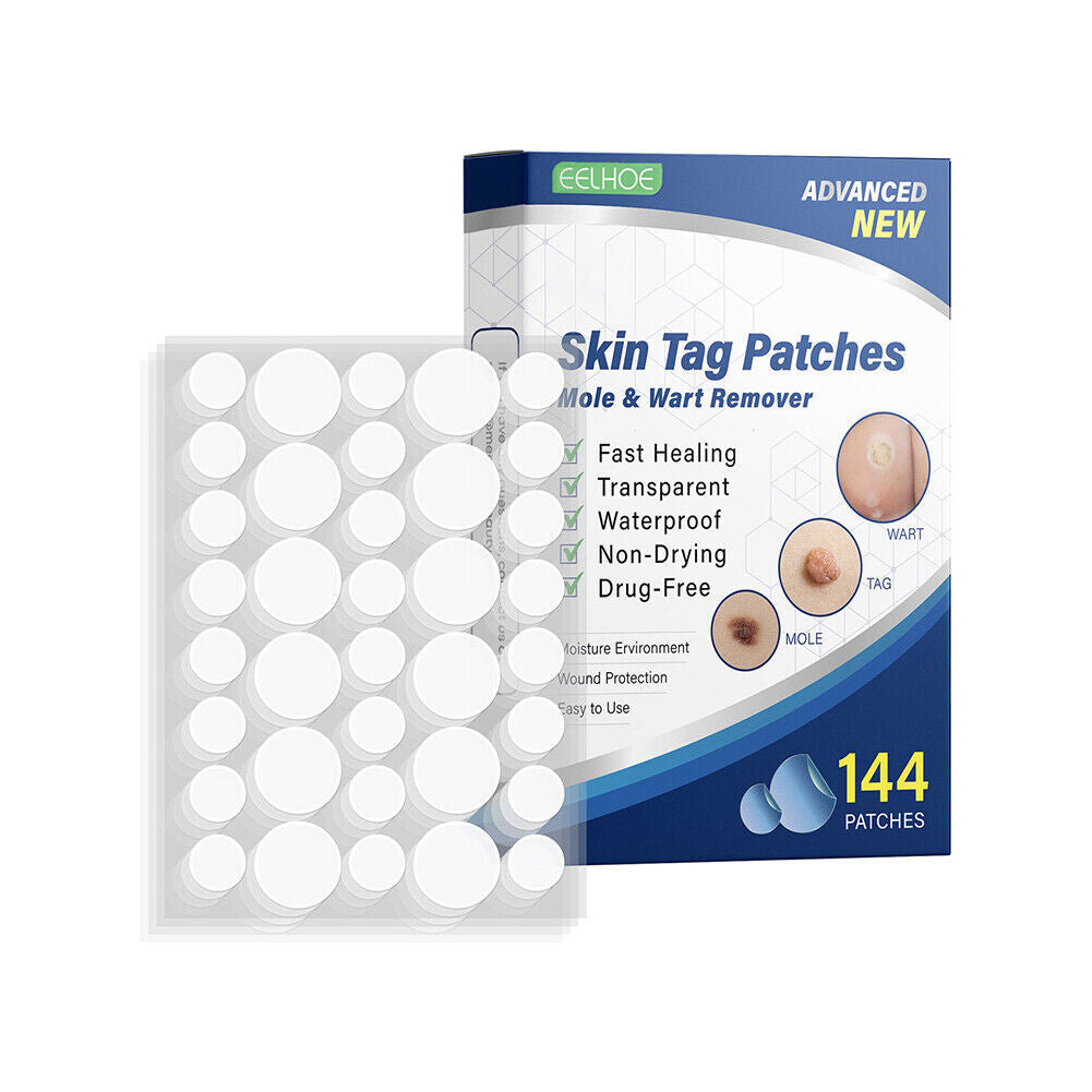 Skin Tag & Wart Removal Patches - 288 Count Natural, Safe & Effective
