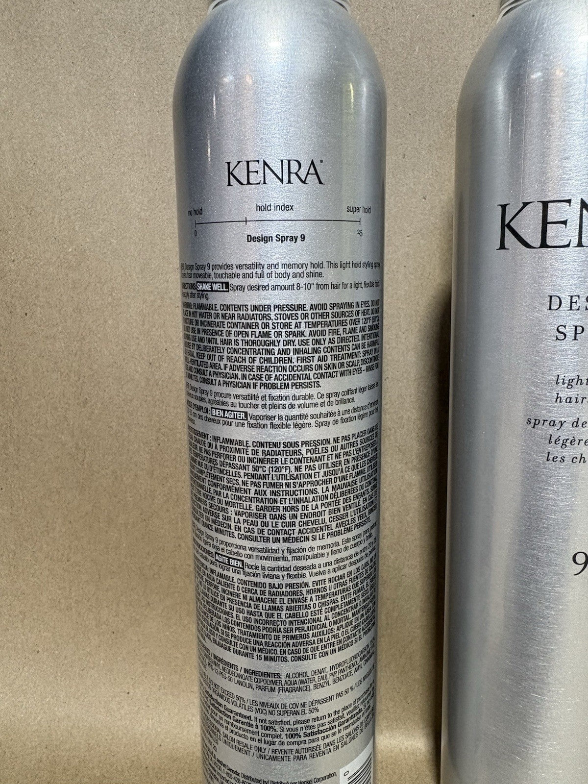 Kenra Design Spray Hair Spray #9 - 10oz Pack of 3