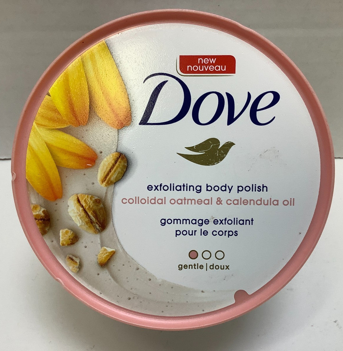 Dove Exfoliating Body Polish, Colloidal Oatmeal & Calendula Oil ,