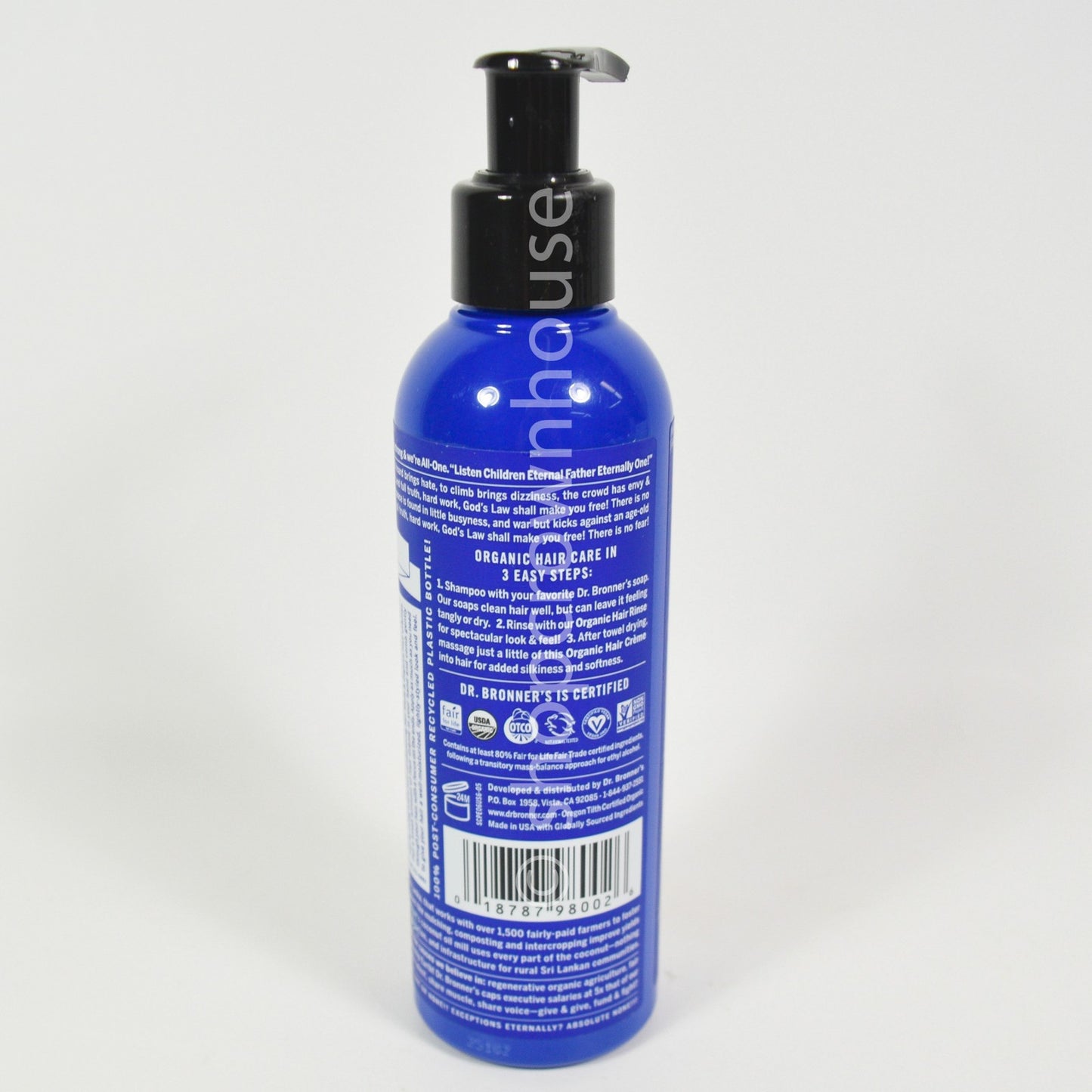 Organic Leave-In Hair Cream with Peppermint - 6 fl oz, Pack of 2