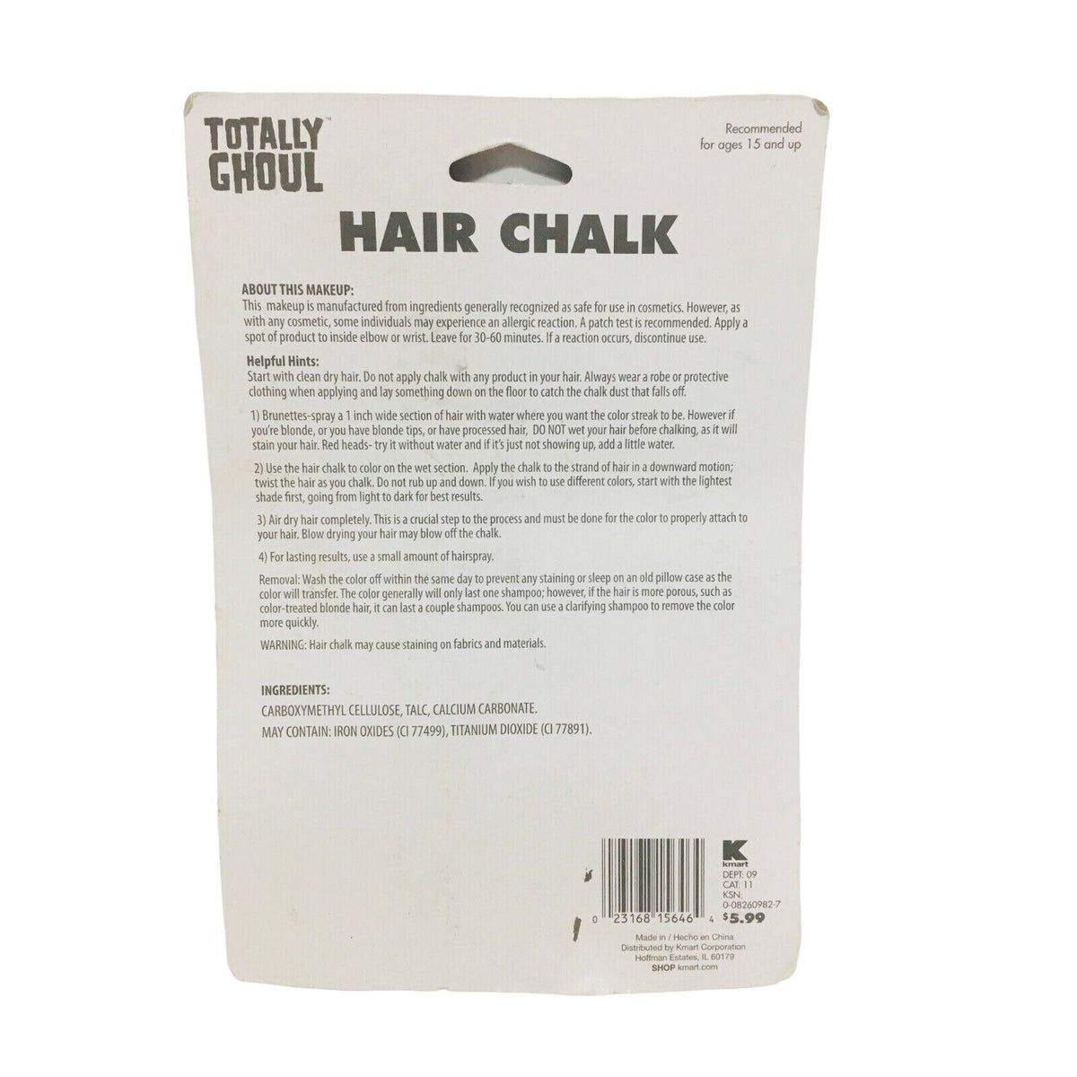 Hair Chalk Temporary Coloring - 6 Shades