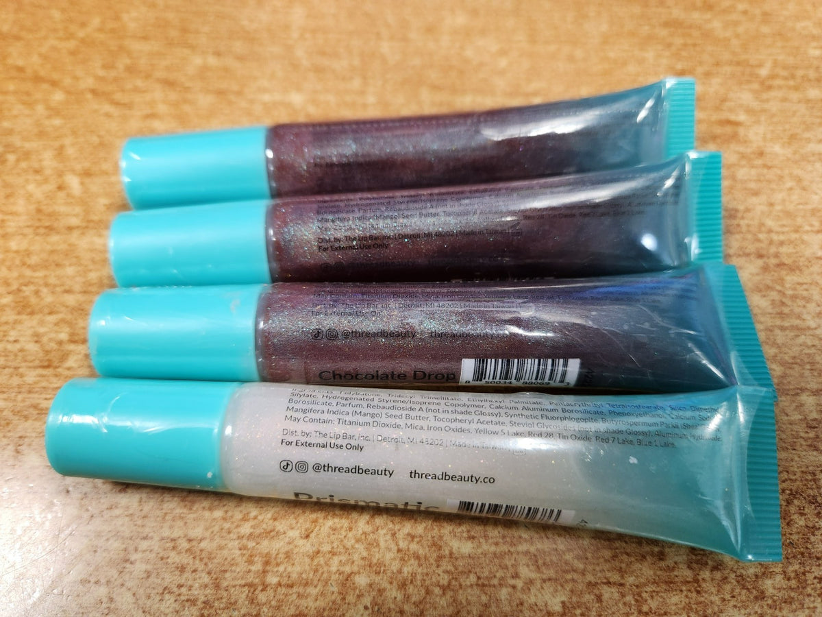 Lip Gloss It 4-Pack: Chocolate Drop & Prismatic Selection