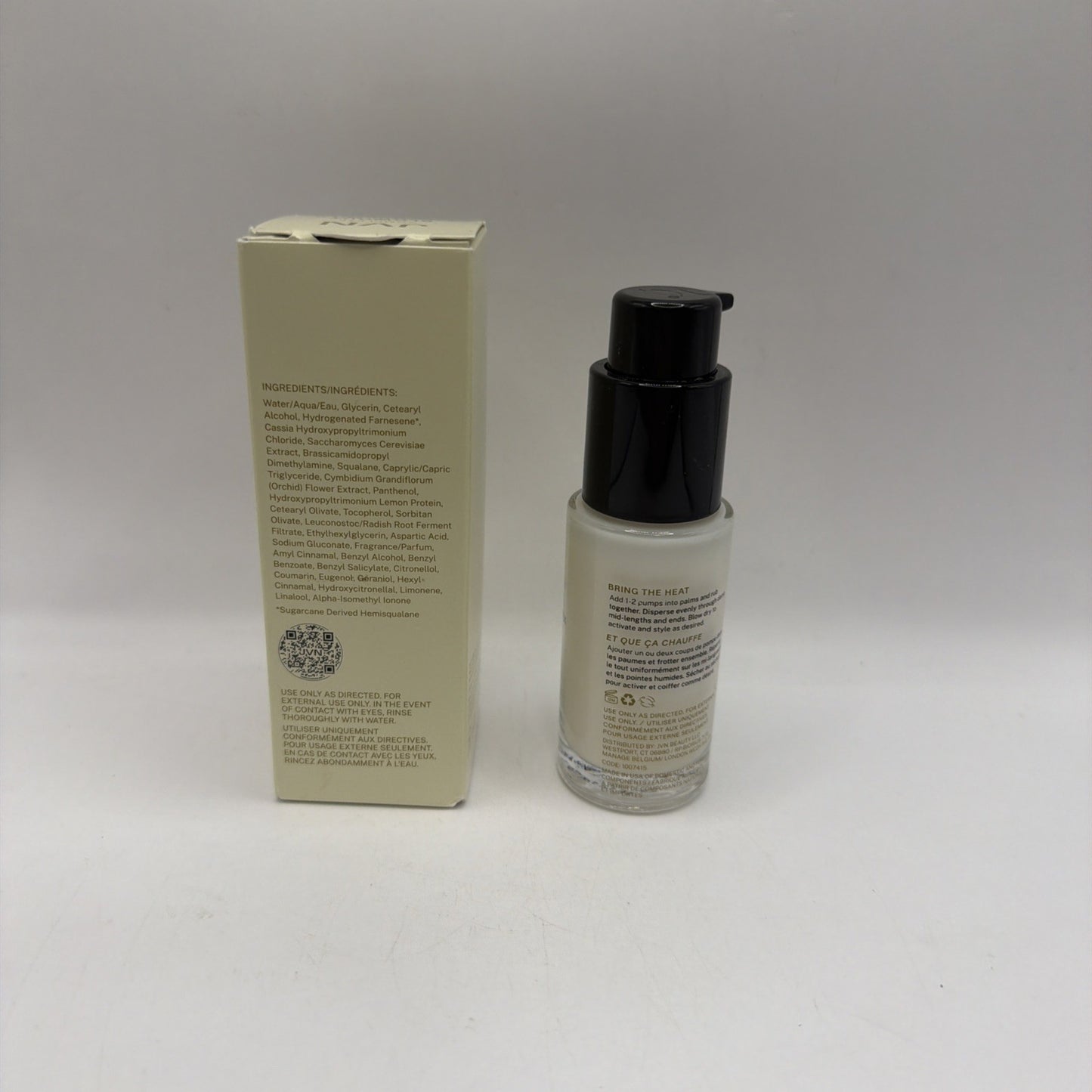 Travel Size Hair Styling Milk with Heat Protection & Frizz Control - 0.84oz