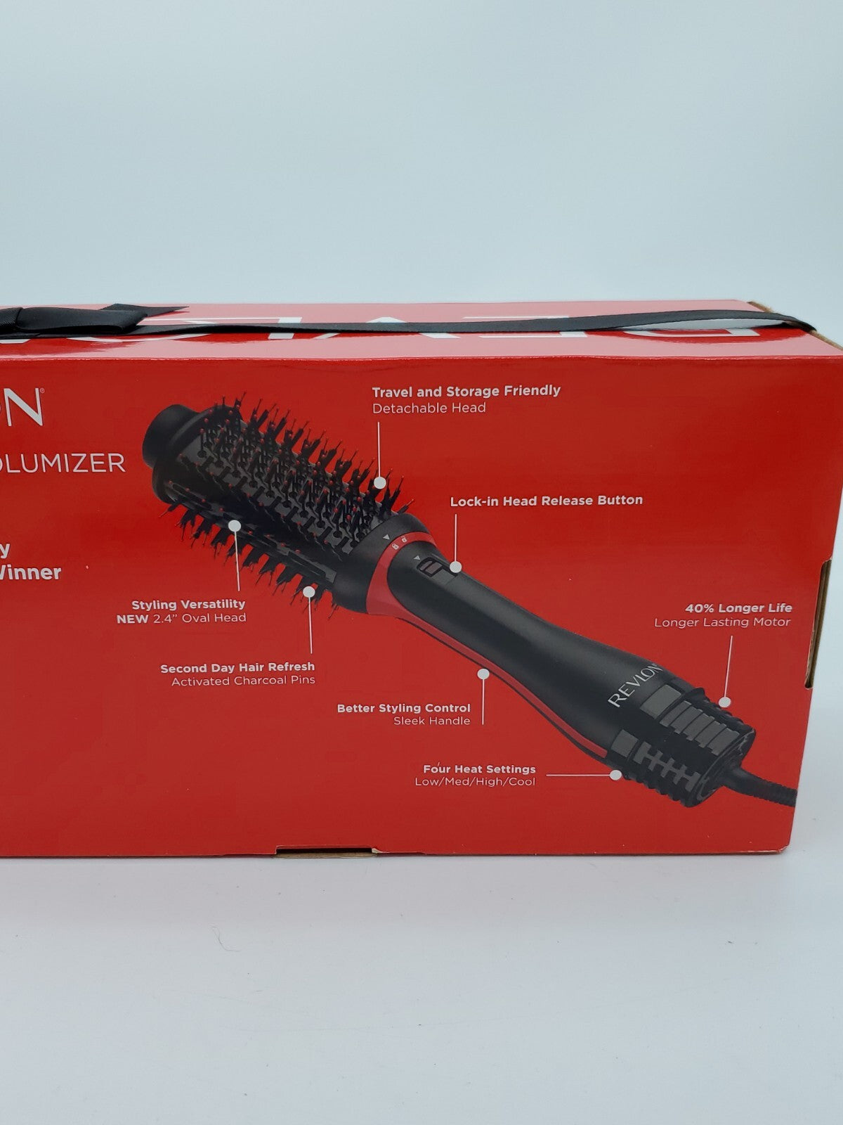 Revlon One-Step Hair Dryer and Volumizer Brush 2.4 inch Detachable Black