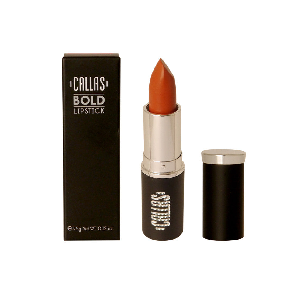 Callas Bold Lipstick Sienna - 0.12oz Long-Lasting Moisturizing Lip Color
