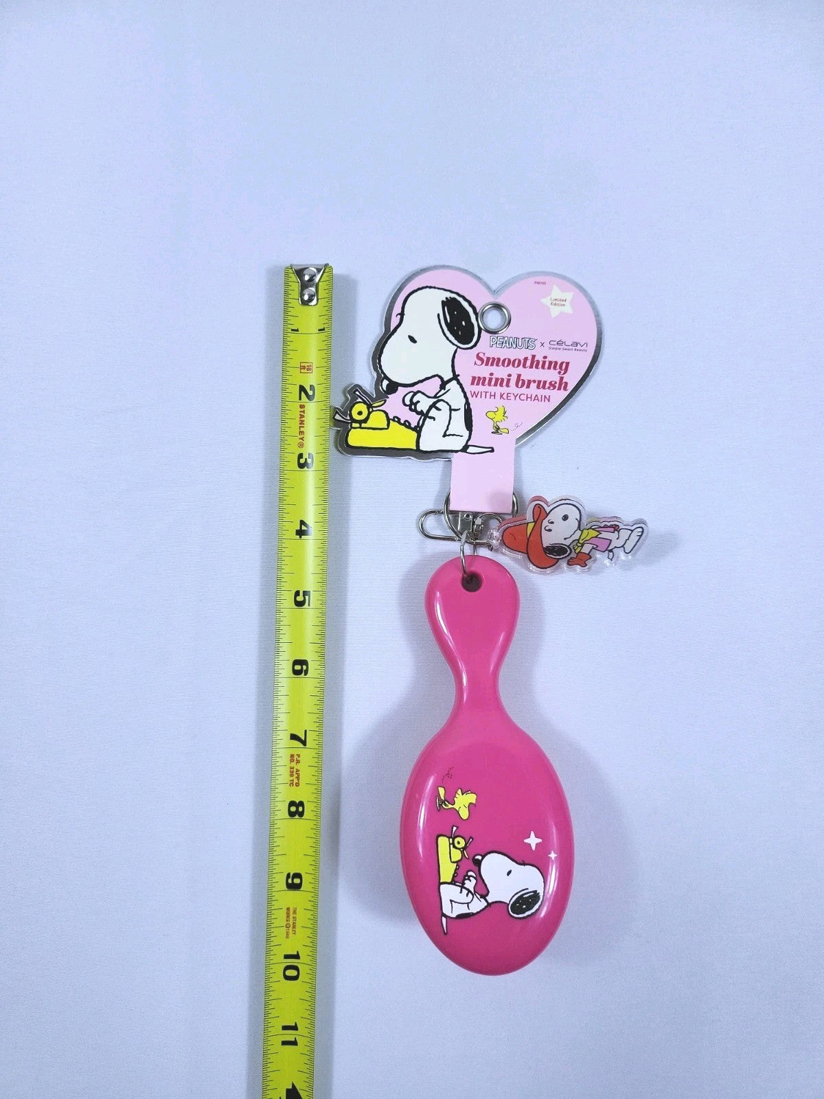 Limited Edition Snoopy Mini Brush with Keychain - Celavi X Peanuts Collectible