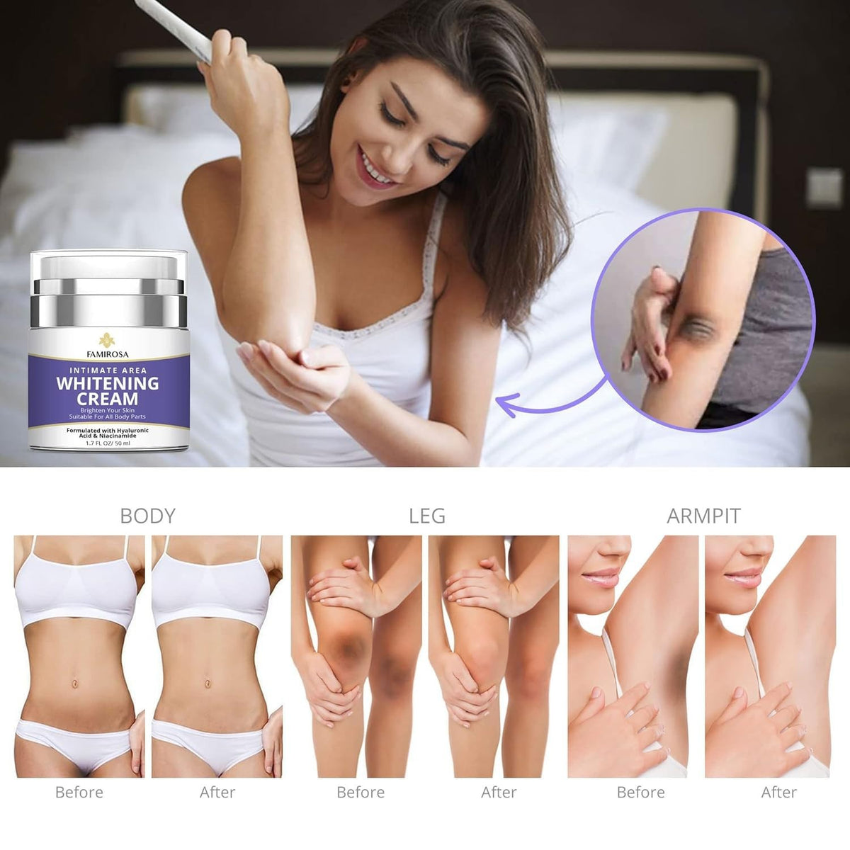 Dark Spot Corrector Cream for Intimate & Delicate Areas - 2 Pack