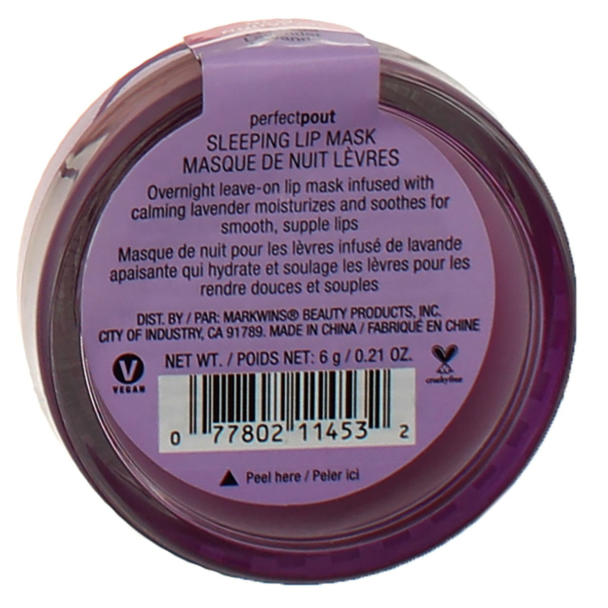 Lip Mask - Hydrating Sleep Treatment with Lavender for Moisturized Lips