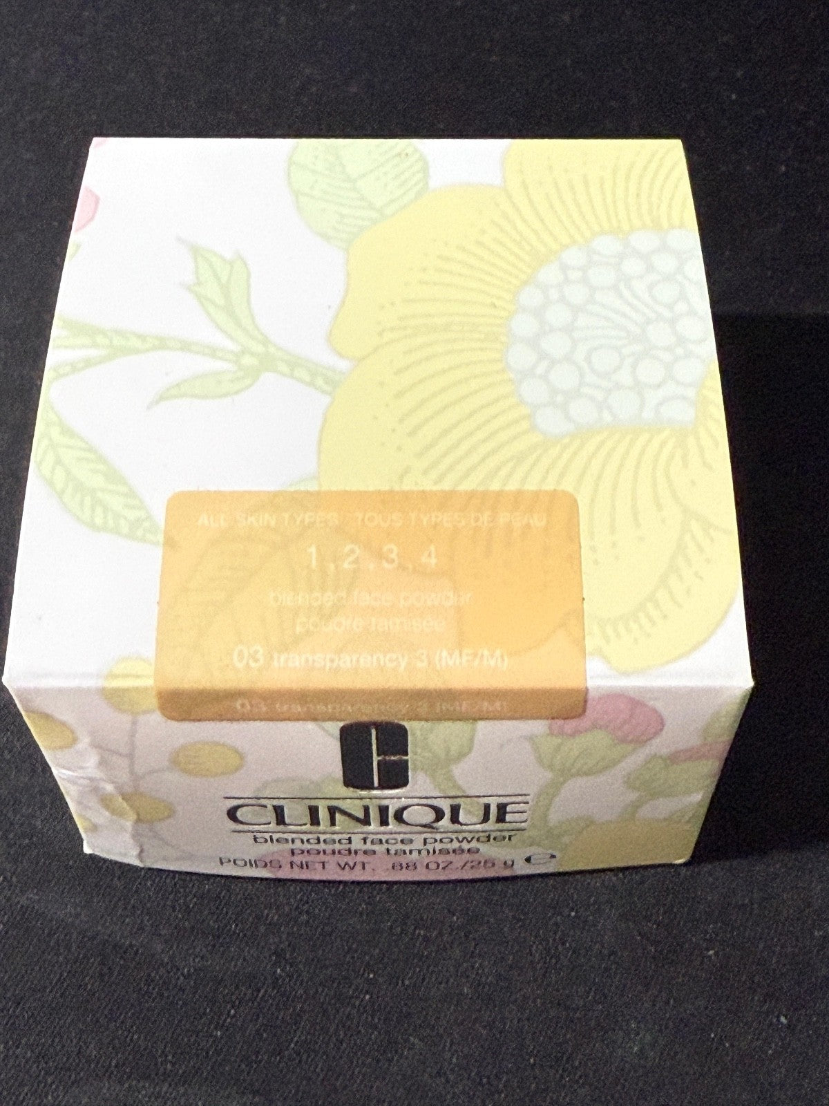 Clinique Blended Face Powder - 03 Transparency, Sheer Mattifying Face Powder 0.88 oz