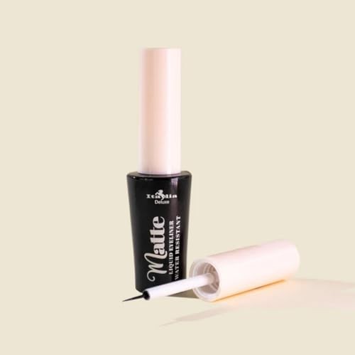 Italia Deluxe Matte Waterproof Liquid Eyeliner Set (3pcs) - Black
