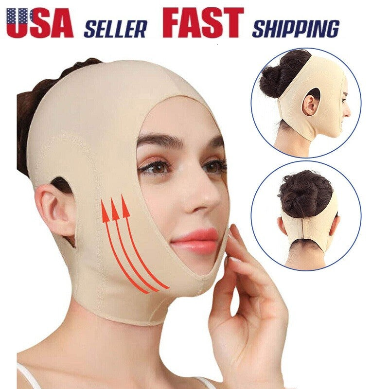 Reusable V Line Face Slimming Mask for Double Chin Reduction & Facial Lifting