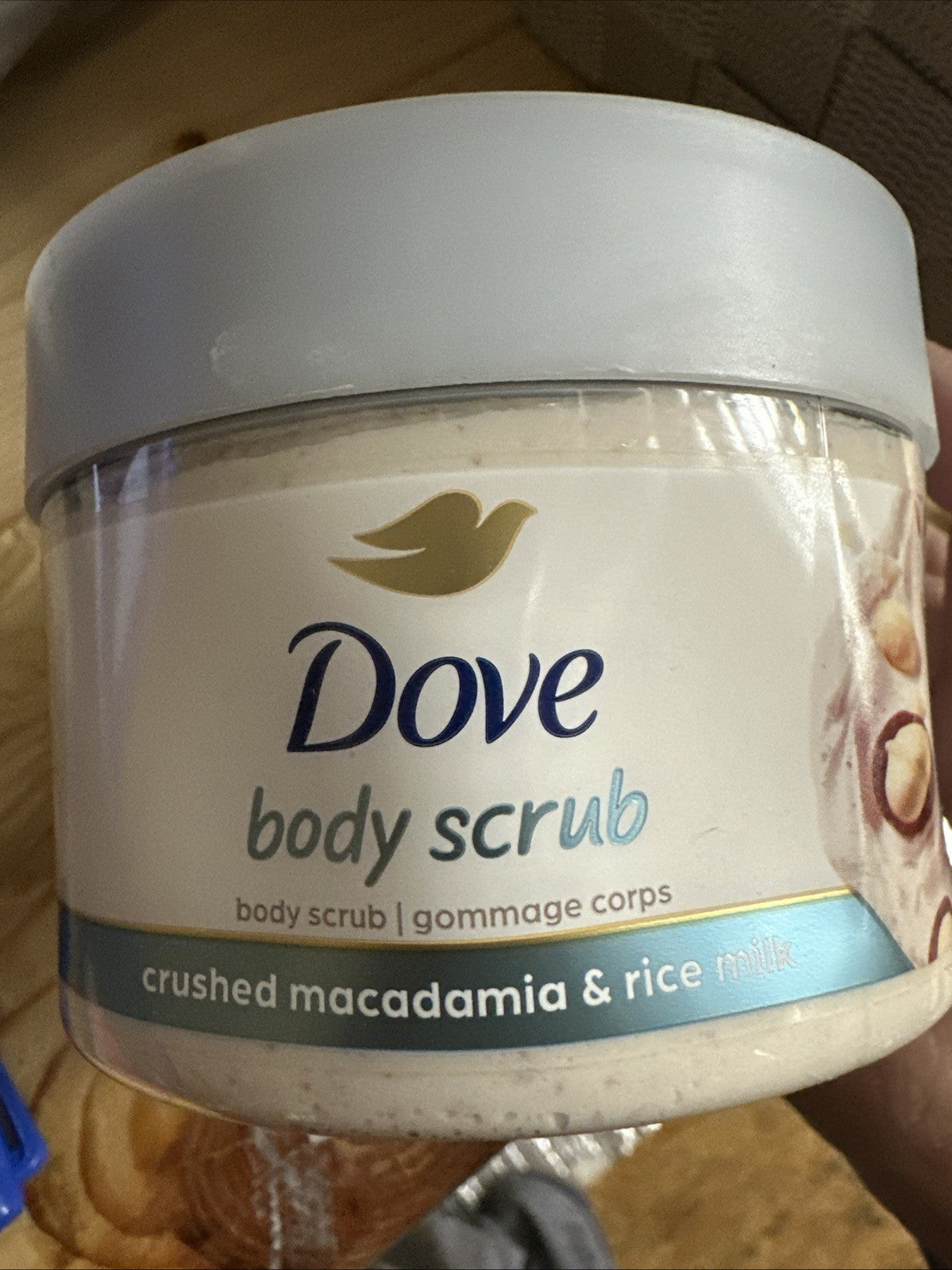 2 Pack Dove Crushed Macadamia & Rice Milk Exfoliating Body Scrub