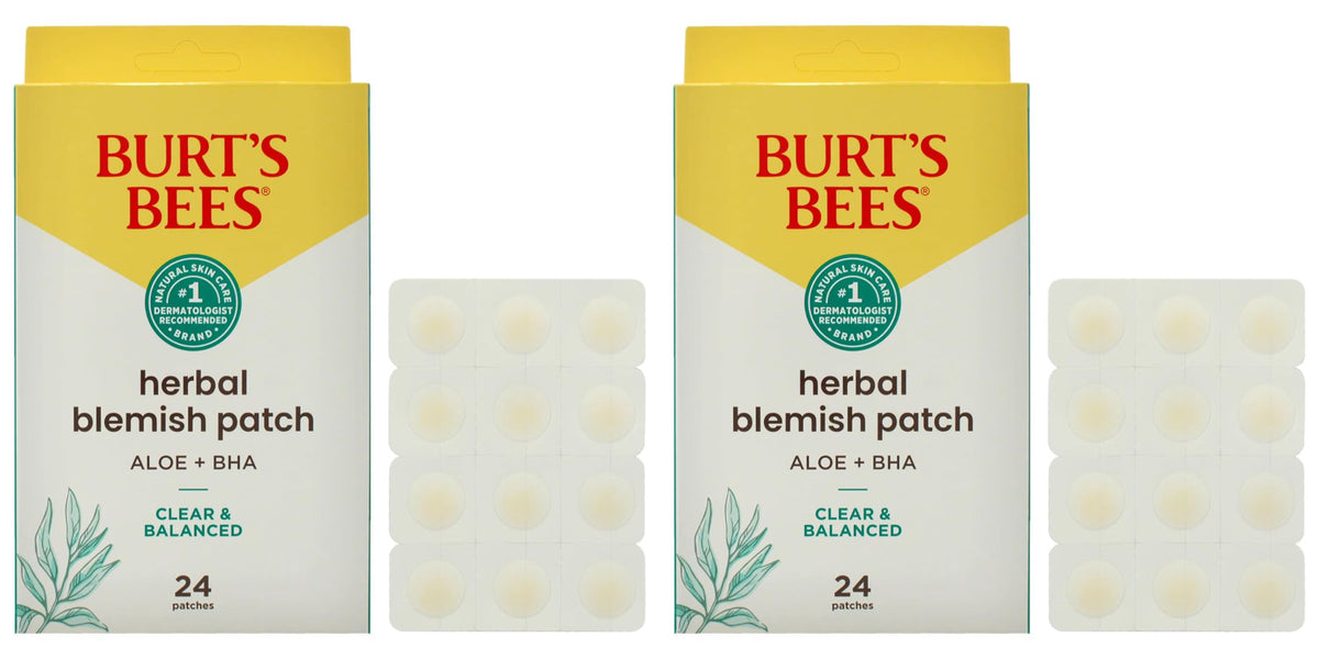 Herbal Blemish Patches 24 Count - Clear & Balanced Acne Spot Treatment