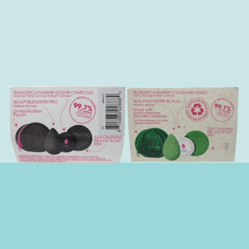 Beauty Blender Unscented & Charcoal Makeup Sponge Set - 0.558 oz, Lot of 2