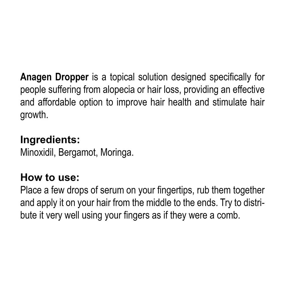 Hair Growth Dropper with Minoxidil & Moringa