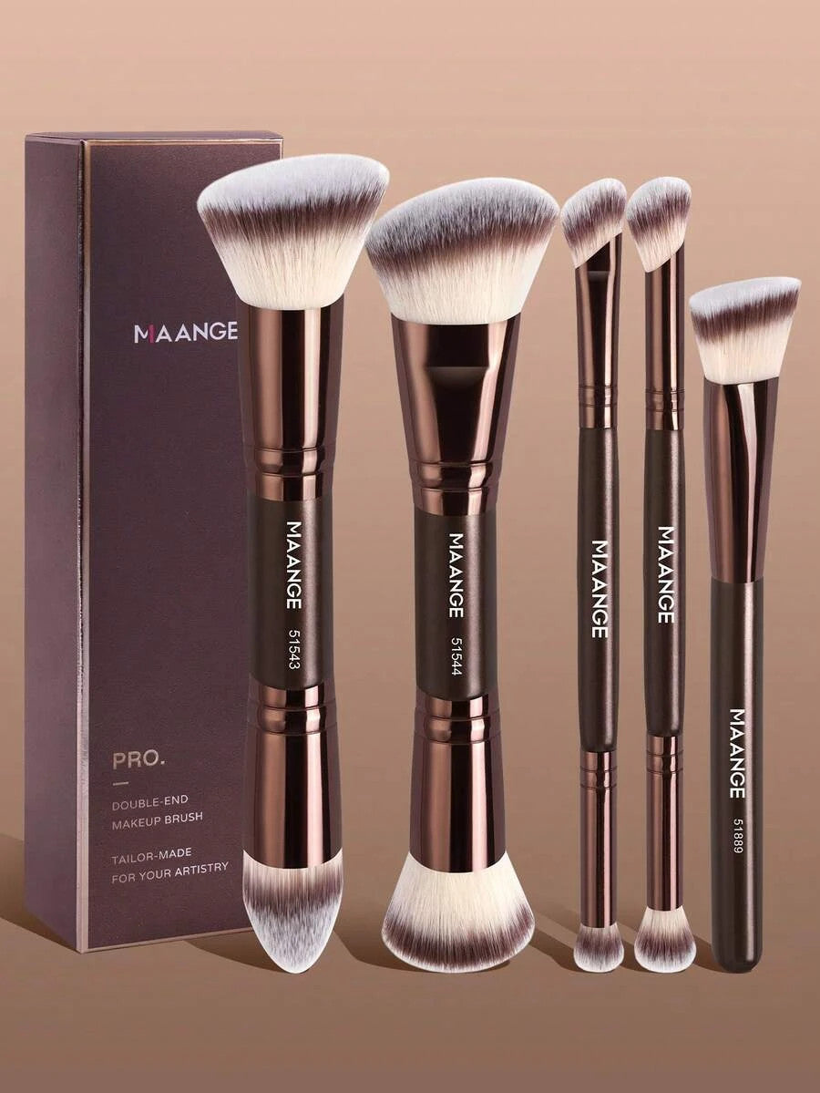 Professional Makeup Brush Set with Bag - 1-21 Pcs Cosmetic Tools for Beginners & Experts