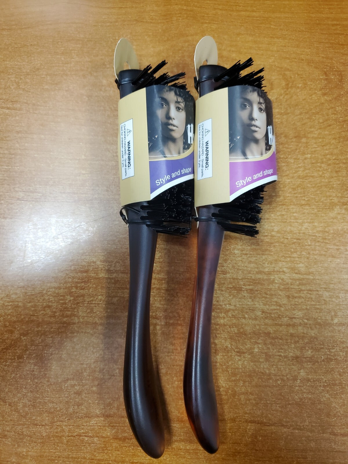 2 Pack Hair Style and Shape Hair Brushes - Model 19013-A