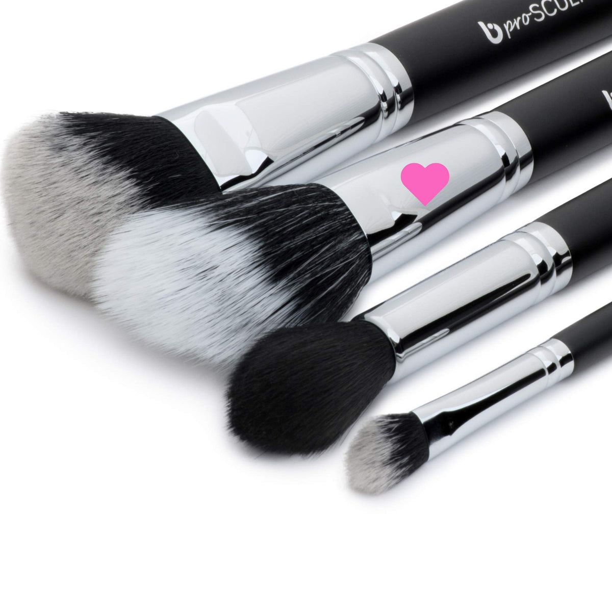 Domed Blush Bronzer Brush - Professional Duo Fiber Makeup Brush for Face