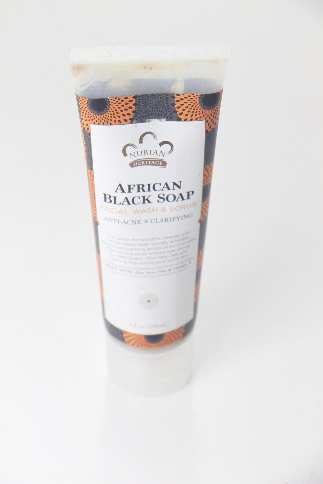 African Black Soap Body Scrub - Nubian Heritage Discontinued 4 Fl Oz